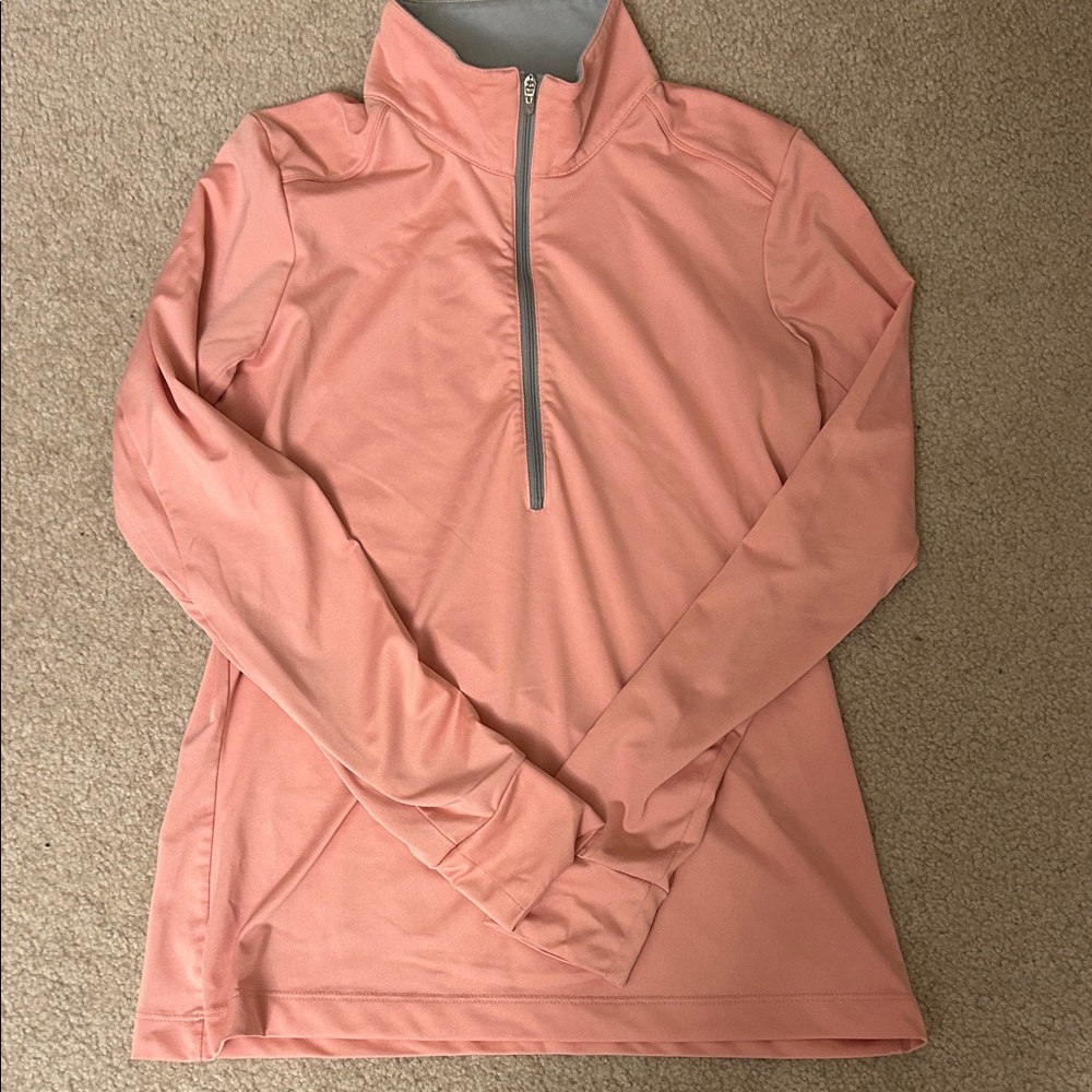 Women's Pink Quarter-Zip Top